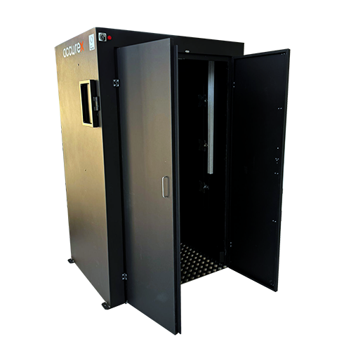 Cabine RFID para lavandaria